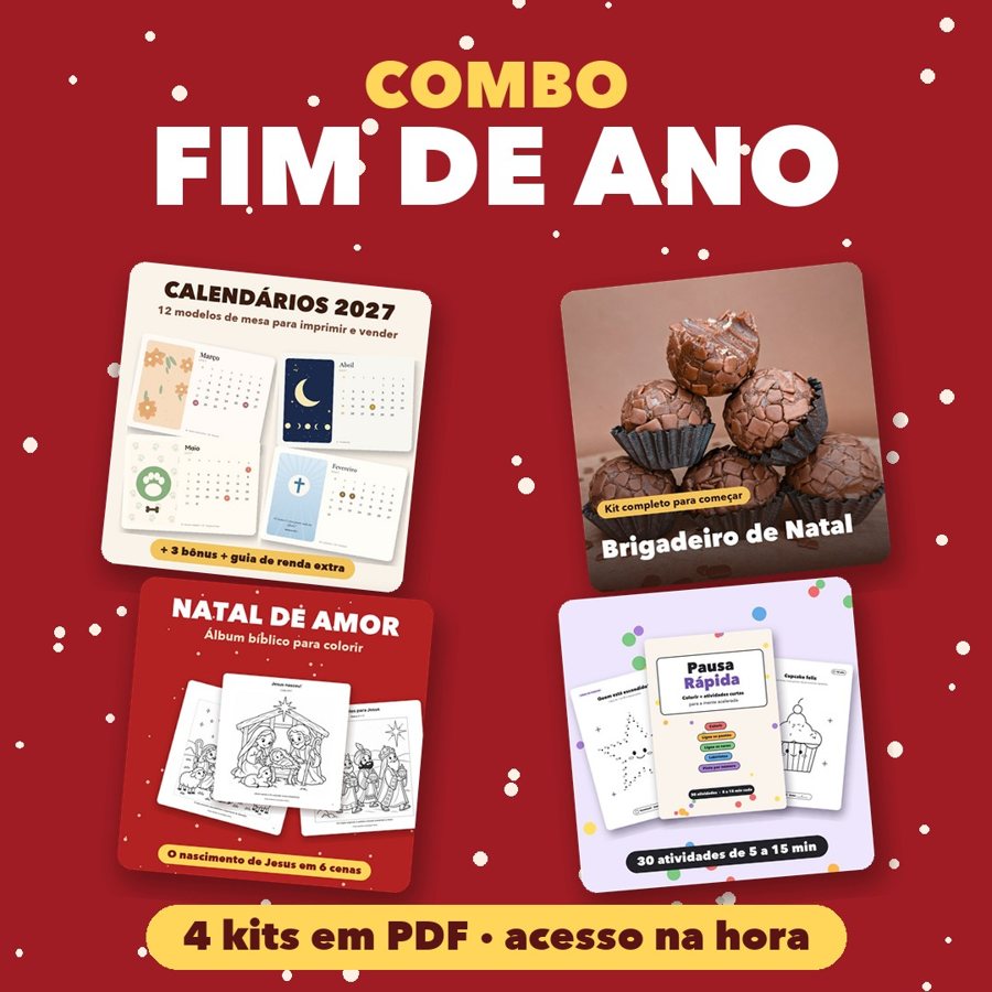 Combo Fim de Ano com 4 kits